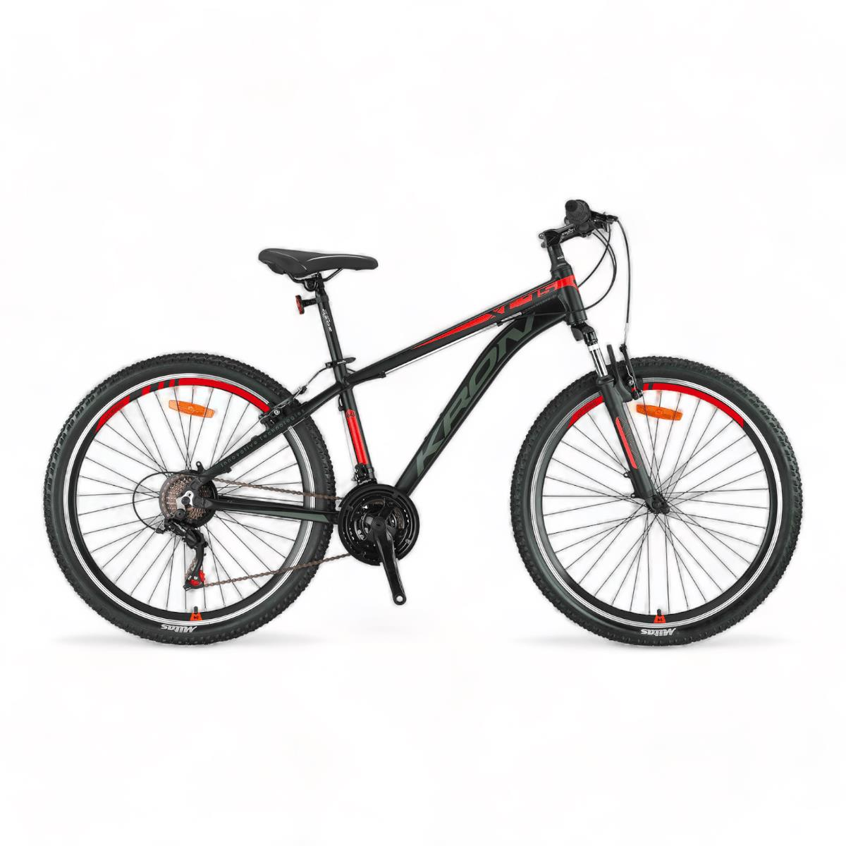 KRON XC 75 - 26'' MTB - 15' - 21 Vites - V.B. - Siyah-Kırmızı/Füme #KRN23-116