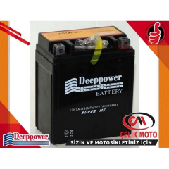 12N7A-BS DEEPPOWER DİK MODEL HONDA GRUBU  MOTOSİKLET AKÜSÜ #102120072