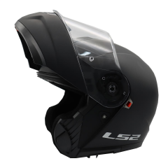 LS2 STROBE 2 MAT SİYAH KASK [M]