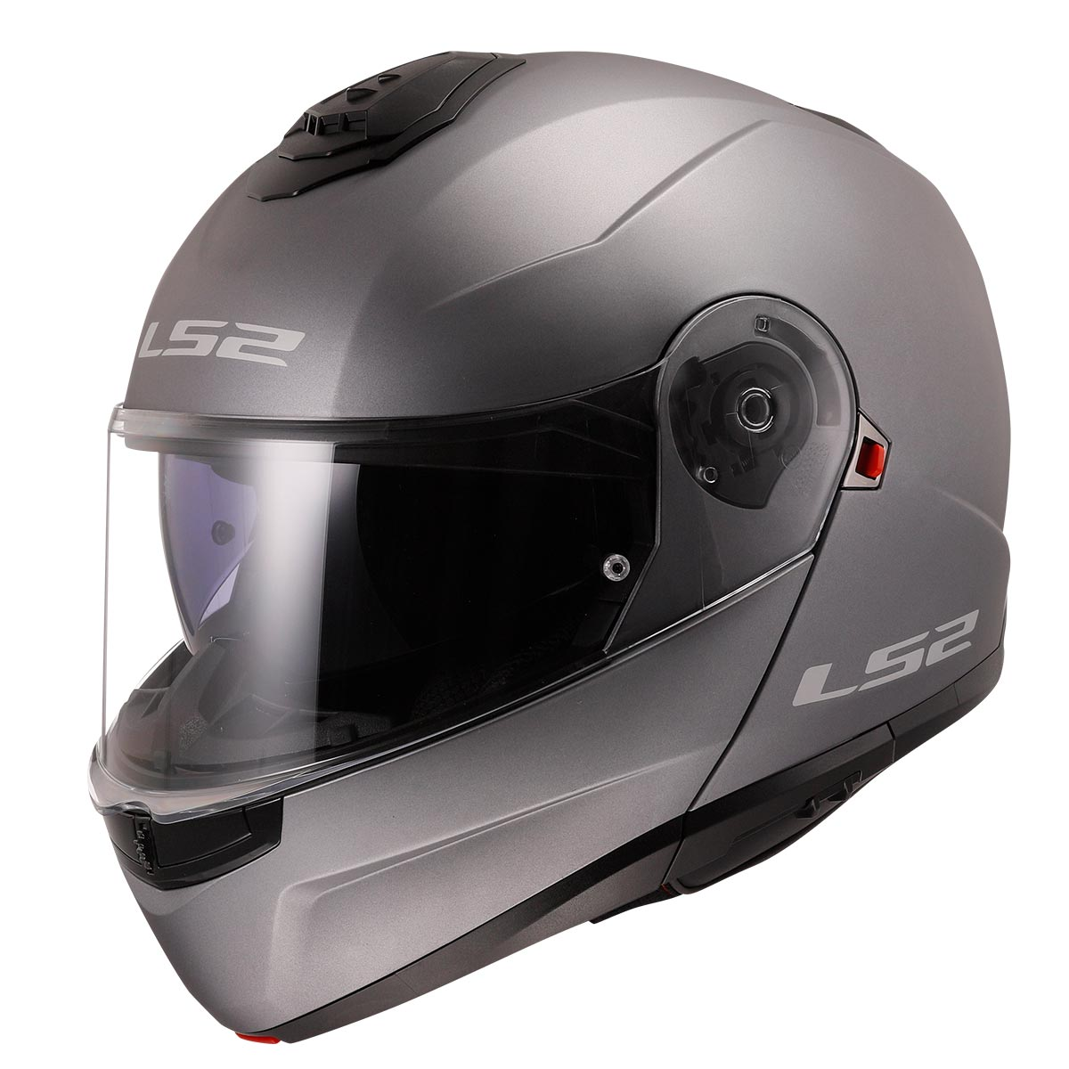 LS2 STROBE 2 MAT TITANIUM KASK [M]