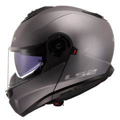 LS2 STROBE 2 MAT TITANIUM KASK [XL]