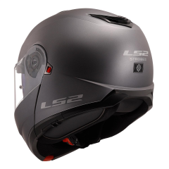 LS2 STROBE 2 MAT TITANIUM KASK [XL]