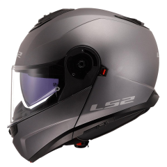 LS2 STROBE 2 MAT TITANIUM KASK [XXL]