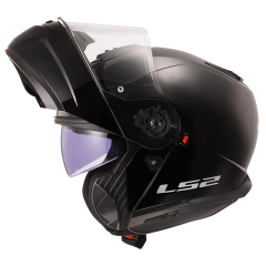 LS2 STROBE 2 SİYAH KASK [S]