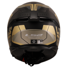 LS2 STREAM 2 ROAD MAT SİYAH-GOLD-GRİ KASK [M]