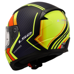 LS2 RAPID 2 EXTRA MAT NEON SARI-NAVY MAVİ KASK [S]