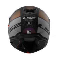 LS2 STROBE 2 ORION MAT SİYAH-MOR-MAVİ KASK [M]