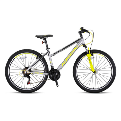 XC 100 - 26'' MTB Lady - 15' - 21 Vites - H.DISC - Mat Füme-Gri/Açık Sarı #KRN22-236