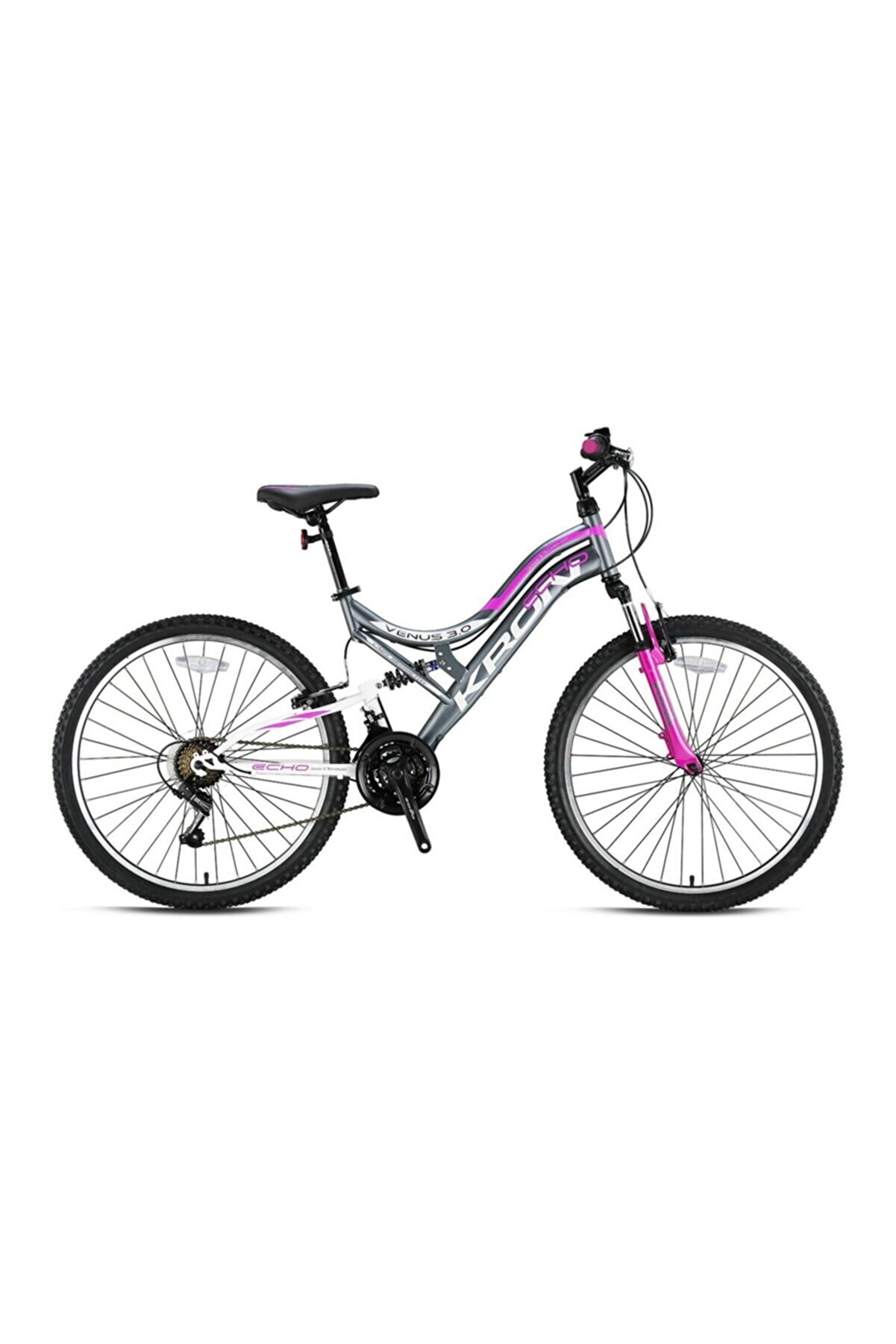 VENUS 3.0 - 24'' MTB Lady - 15' - 21 Vites - Çift AMT - V.B. - Mat Füme-Mor/Lila #KRN21-441