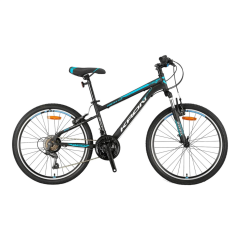 KRON VORTEX 4.0 - 20'' MTB - 13' - 21 Vites - V.B. - Mat Siyah-Gri/Mavi  #KRN23-015