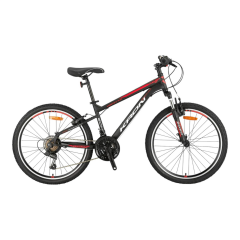 KRON VORTEX 4.0 - 20'' MTB - 13' - 21 Vites - V.B. - Mat Siyah-Gri/Kırmızı  #KRN23-016