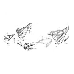 HAOJUE DA135S SAG KAPAK (GRI) #47112H2A100H833