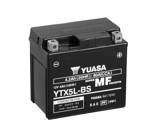 YUASA YTX5LBS 12V4AH MOTOSIKLET AKÜSÜ BWS #01619