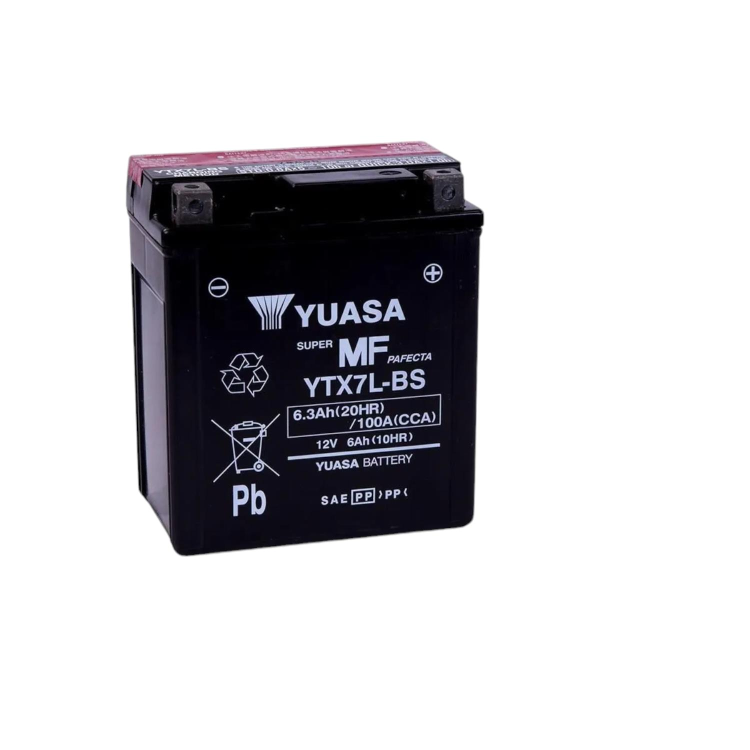 YUASA YTX7L-BS 12V6AH MOTOSİKLET AKÜSÜ #01628