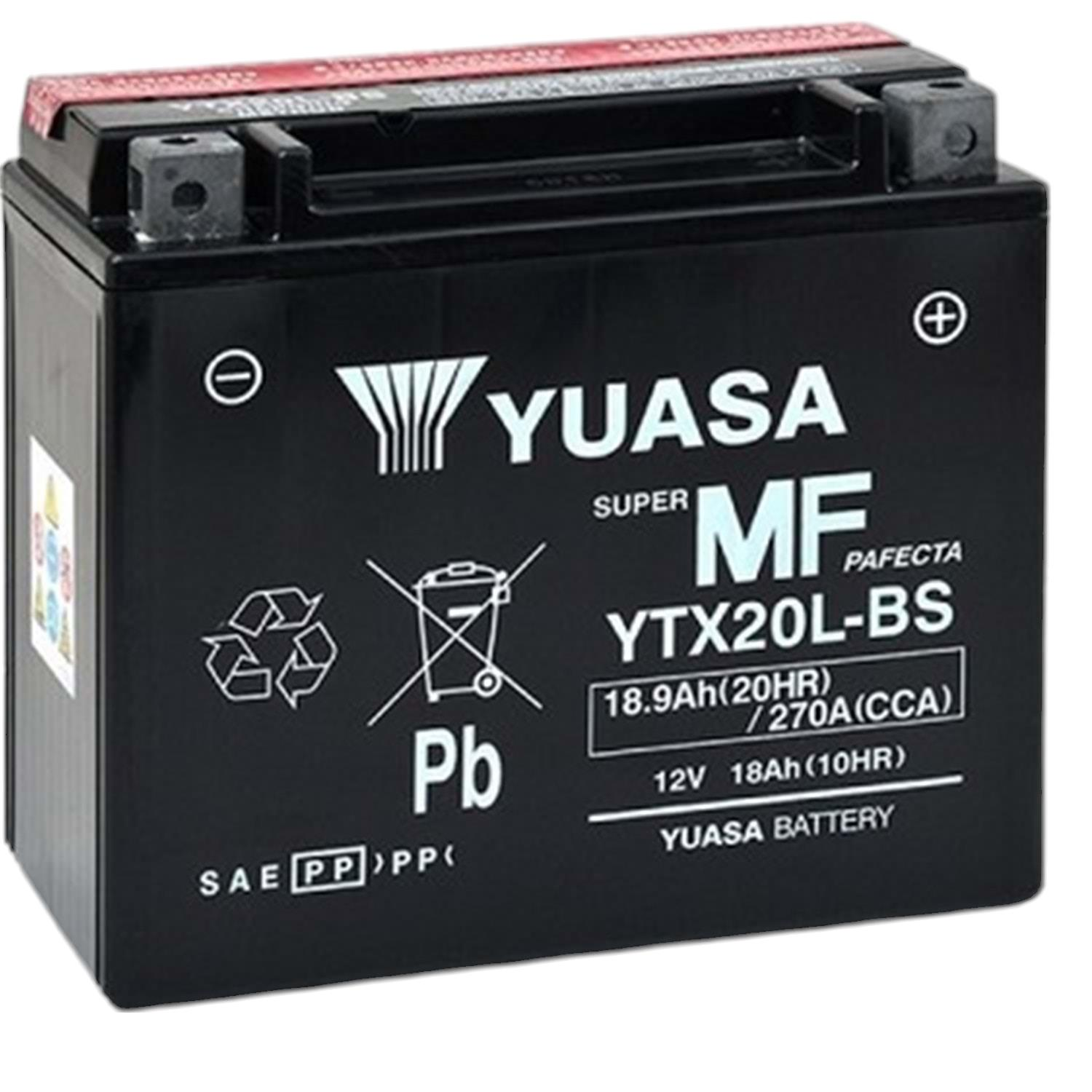 YUASA YTX20LBS MOTOSİKLET AKÜSÜ #01708