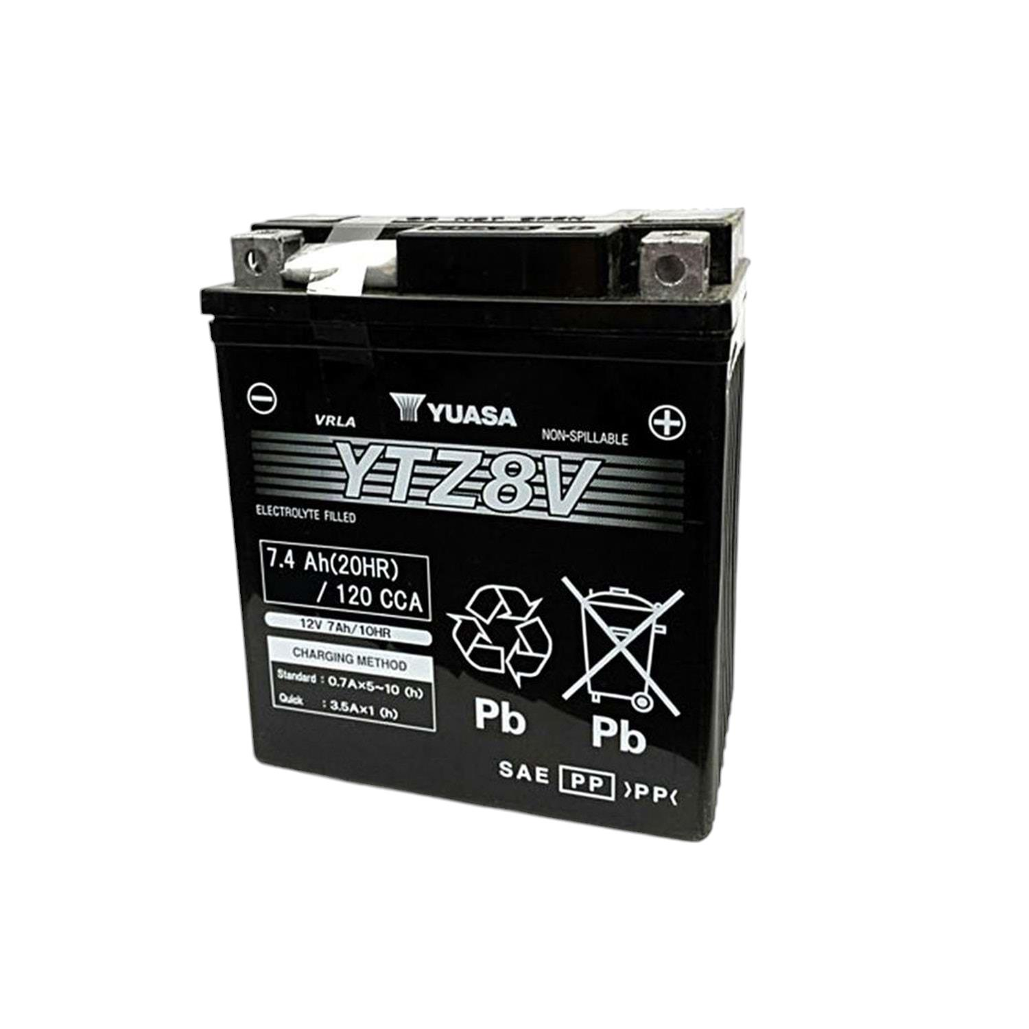 YUASA YTZ8V MOTOSİKLET AKÜSÜ #01768