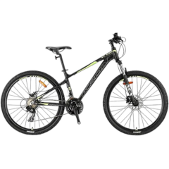 XC 100 - 26'' MTB - 15 - 21 VİTES - H.DISC - MAT SİYAH-GRİ - NEON SARI #KRN24-022