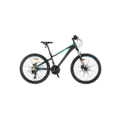 XC 100 - 26'' MTB - 15 - 21 VİTES - H.DISC - MAT SİYAH-GRİ - TURKUAZ #KRN24-023