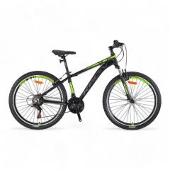 KRON XC 75 - 26'' MTB - 15' - 21 Vites - V.B. - Mat Siyah-Neon Sarı/Füme #KRN23-115