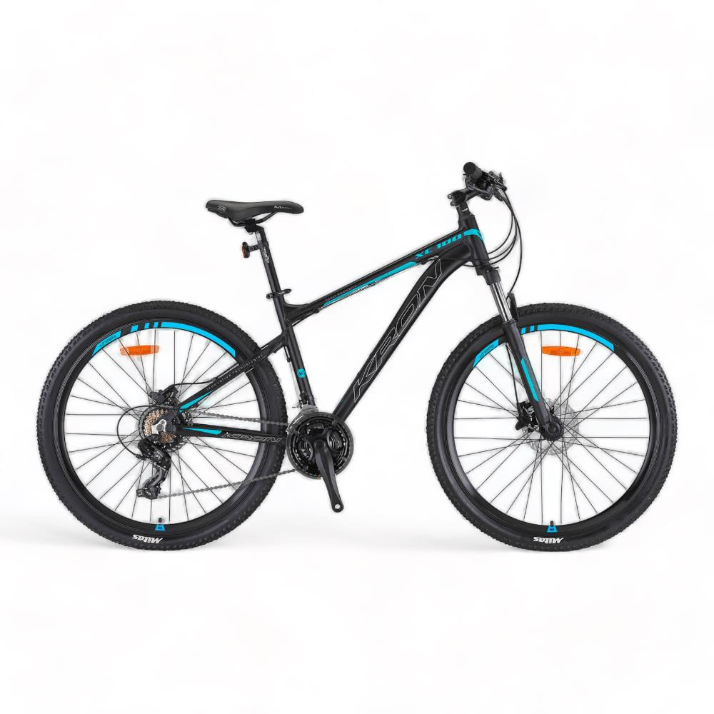 KRON XC 100 - 27.5'' MTB - 17' - 21 Vites - H.DISC - Mat Siyah-Gri/Turkuaz #KRN23-204