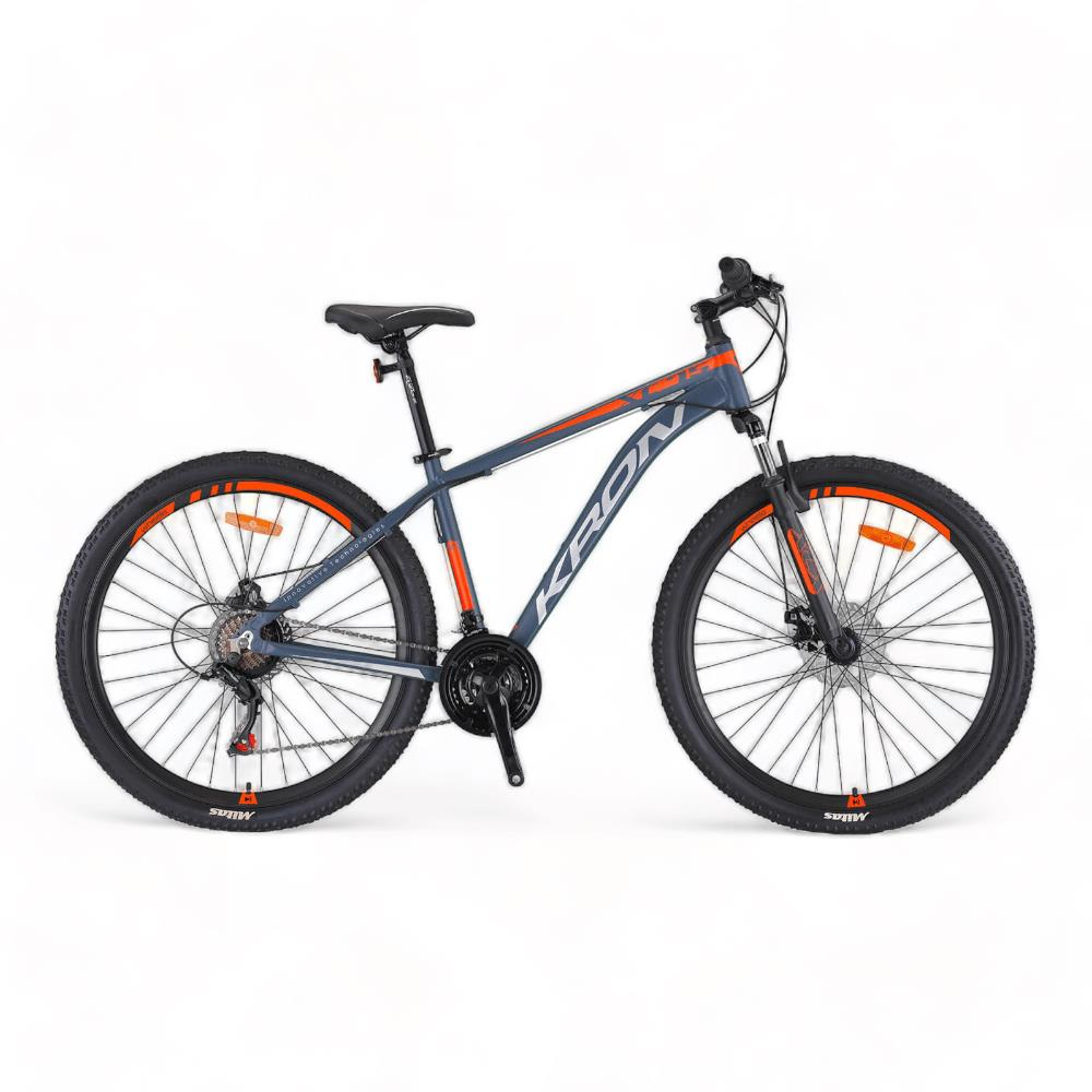 KRON XC 75 - 27.5'' MTB - 19' - 21 Vites - M.DISC - Mat Gri-Neon Turuncu/Gri #KRN23-153